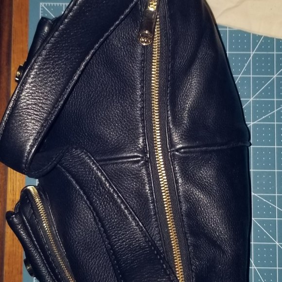 Michael Kors Black Leather Satchel with dust bag - Picture 6 of 16